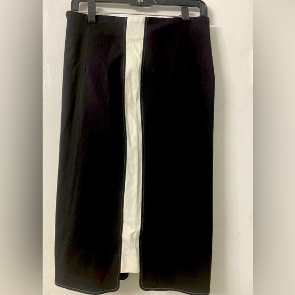 Zac Posen black knee length skirt - Picture 4 of 6